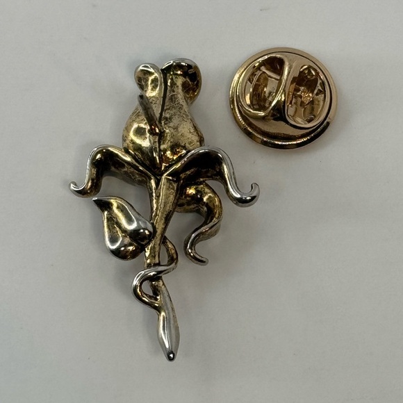 Vtg rosebud pin - Picture 3 of 7